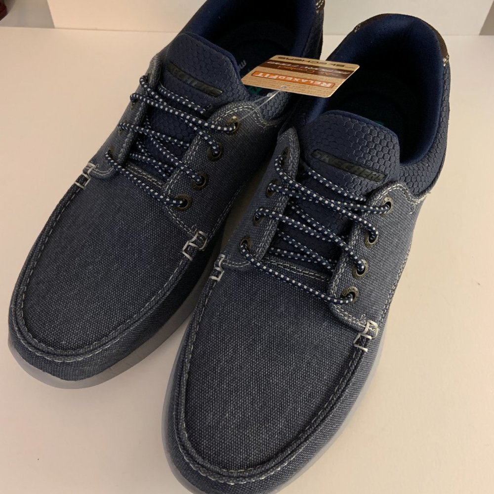 Skechers Men's Relaxed Fit-elent-mosen Boat Shoe 8.5 New In Box
